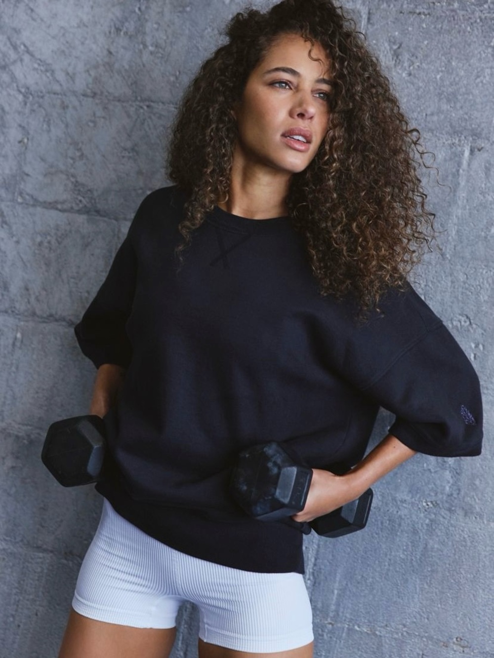 FP Movement by Free People ~ For The Win Short Sleeve Sweatshirt ~ XS~ * N W T *